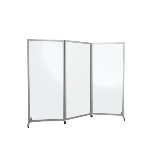 Panel Plexiglass πτυσσόμενο 13-007 με ρόδες
