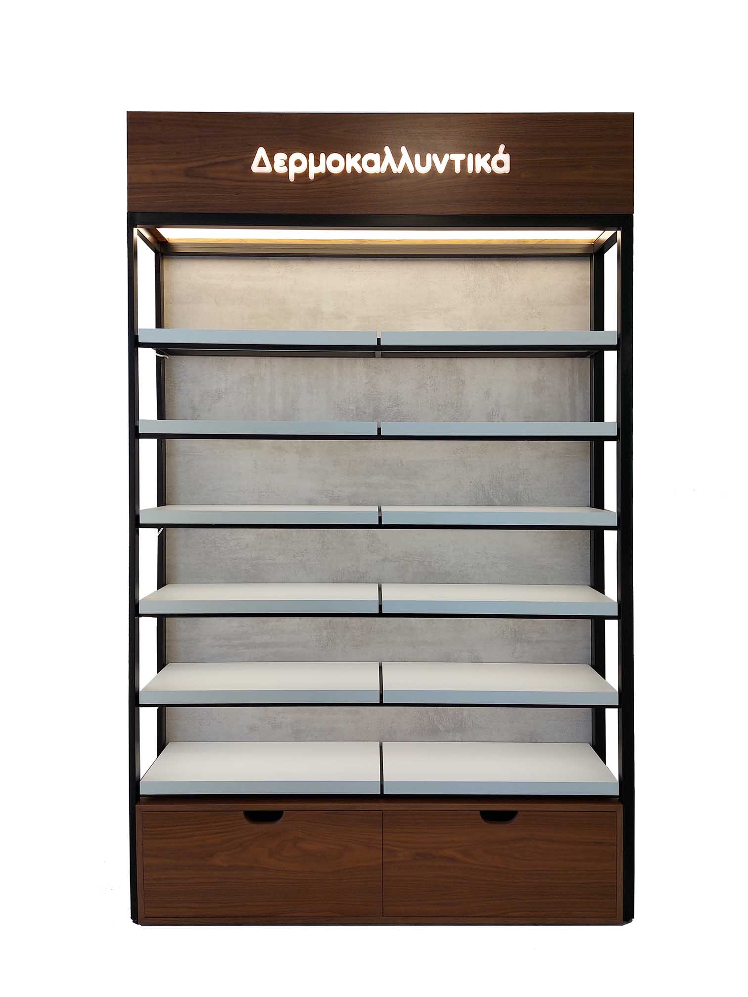 Εκθεσιακή Ραφιέρα Δερμοκαλλυντικών 20-071